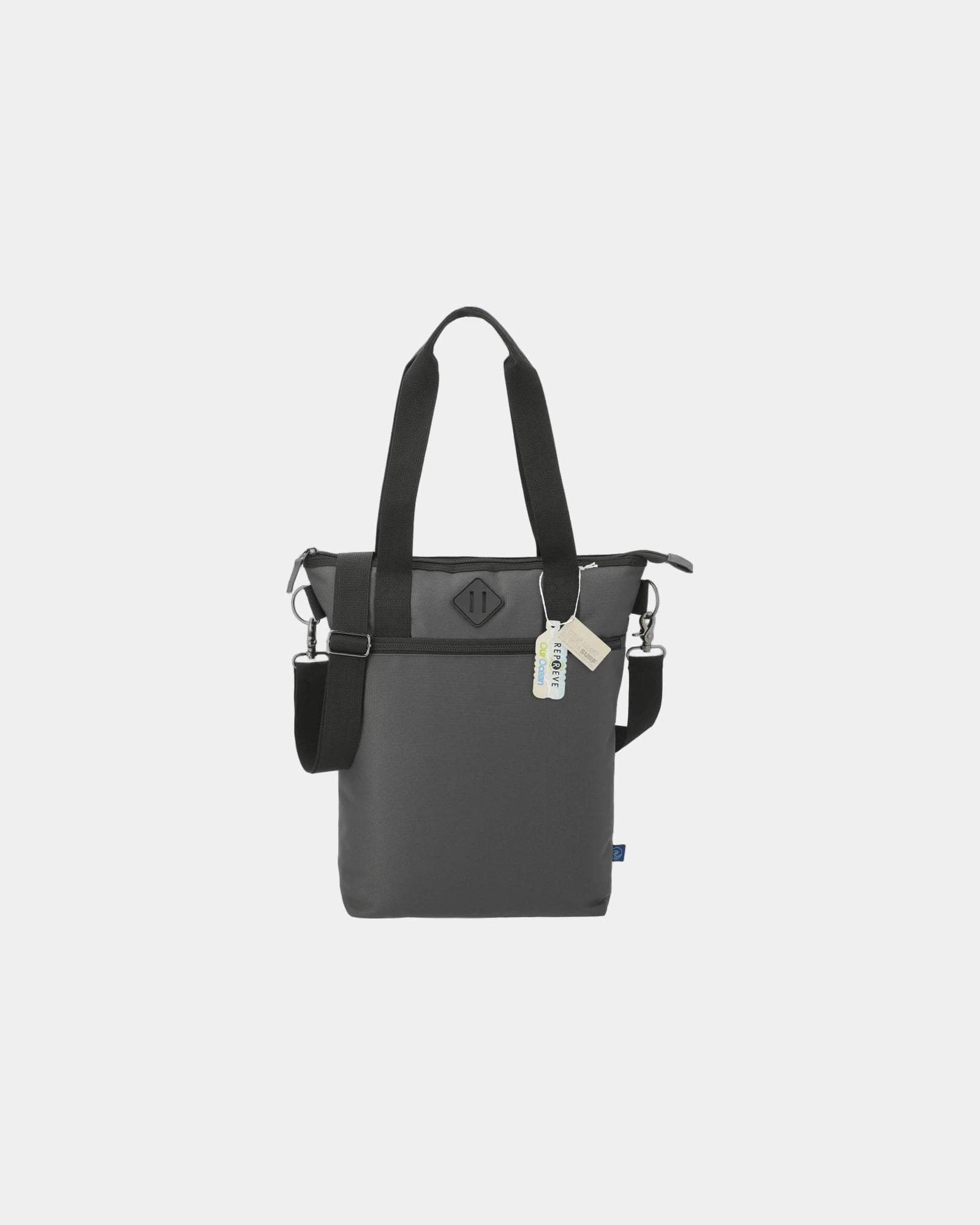 Custom recycled polyester laptop tote bag with sleeve - 1